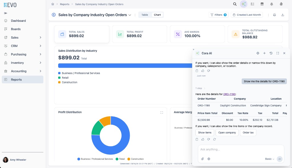 Cora AI product screenshot